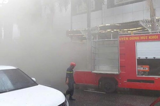 Cháy quán bar ở tầng hầm Nhà hát Trưng Vương Đà Nẵng