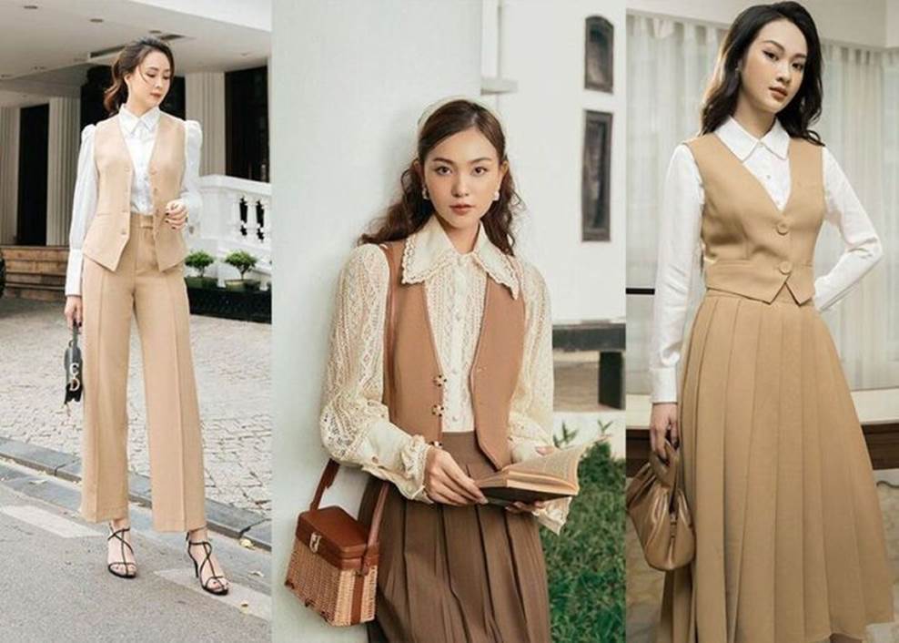 Đi làm đi chơi đều tiện nhờ bản phối từ áo vest, blazer thu đông-2