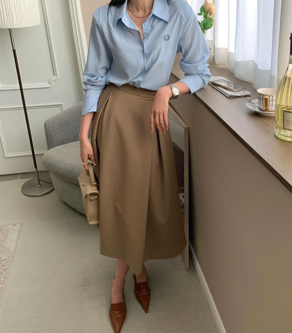 10 cách diện chân váy chuẩn thanh lịch đi làm-3