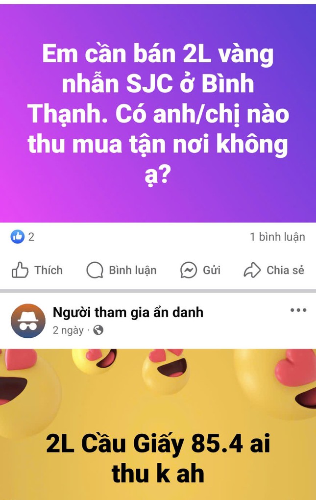 Lý do nhiều người kéo nhau lên ‘chợ mạng’ mua bán vàng-2