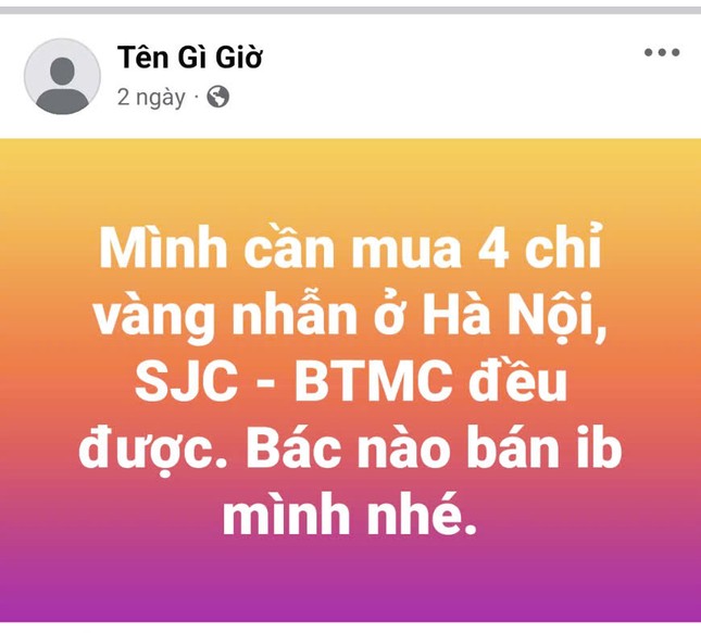 Lý do nhiều người kéo nhau lên ‘chợ mạng’ mua bán vàng-1