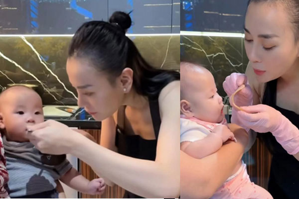 Khoảnh khắc đời thường bình dị của Phương Oanh và cặp song sinh-5