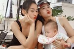 Con gái Phương Oanh 'lấn át' mẹ trong một khung hình