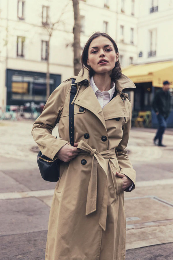 Biểu tượng phong cách quý cô sành điệu gọi tên áo khoác trench coat-3