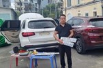 Bắt tài xế lái Mercedes giả danh công an xin bỏ qua vi phạm