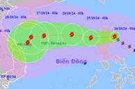 Bão Trami tăng cấp, di chuyển rất nhanh vào Biển Đông