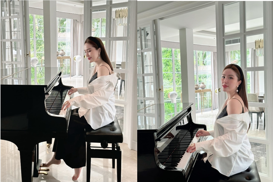 Hé lộ bên trong biệt thự 400m2 của ca sĩ Bảo Thy và chồng đại gia-10