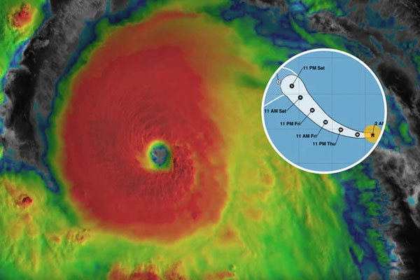 Thêm bão cấp 5 ở Thái Bình Dương, sức gió gần 260 km/giờ-1