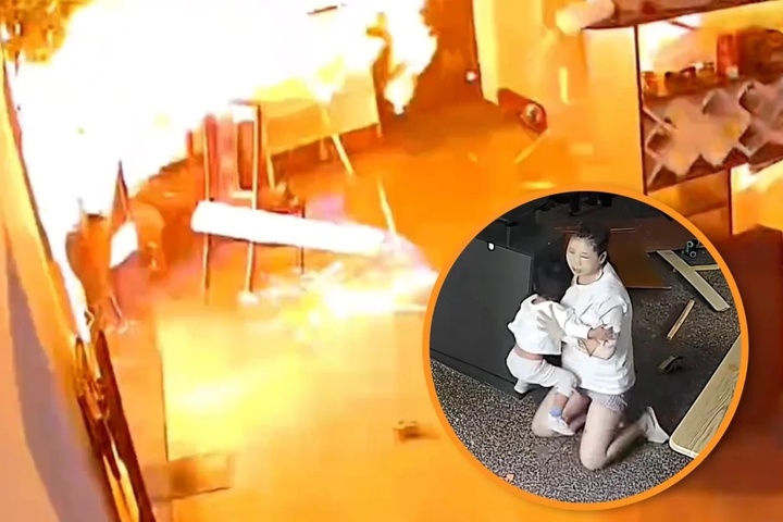 Mẹ bỏng nặng vẫn cố gắng cứu con 2 tuổi thoát khỏi vụ nổ khí gas-1