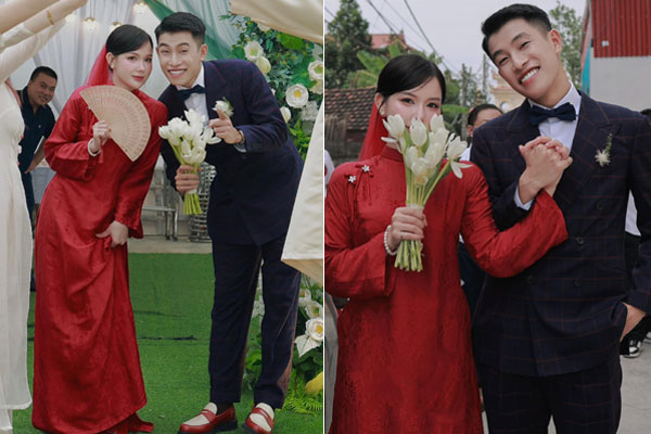 Danh tính cô dâu chú rể trong đám hỏi có dàn siêu xe triệu đô ở Hà Nội, visual như xé truyện bước ra-16