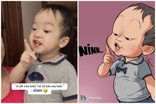 Trở thành meme bất đắc dĩ, cậu bé biểu cảm đáng yêu nhận lượt tương tác khủng