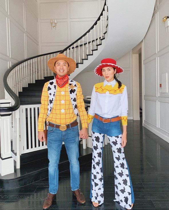 Hình ảnh gây sốt của gia đình Tăng Thanh Hà với màn hóa trang Halloween cực dễ thương-4