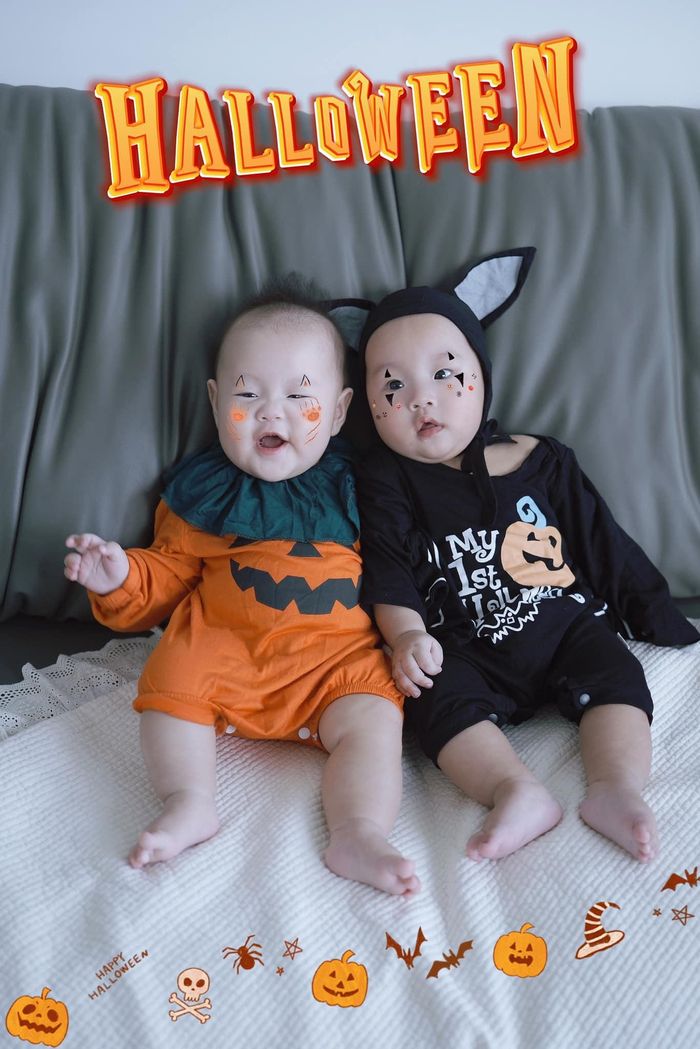 Halloween của sao: Cậu út nhà Tăng Thanh Hà gây chú ý-8