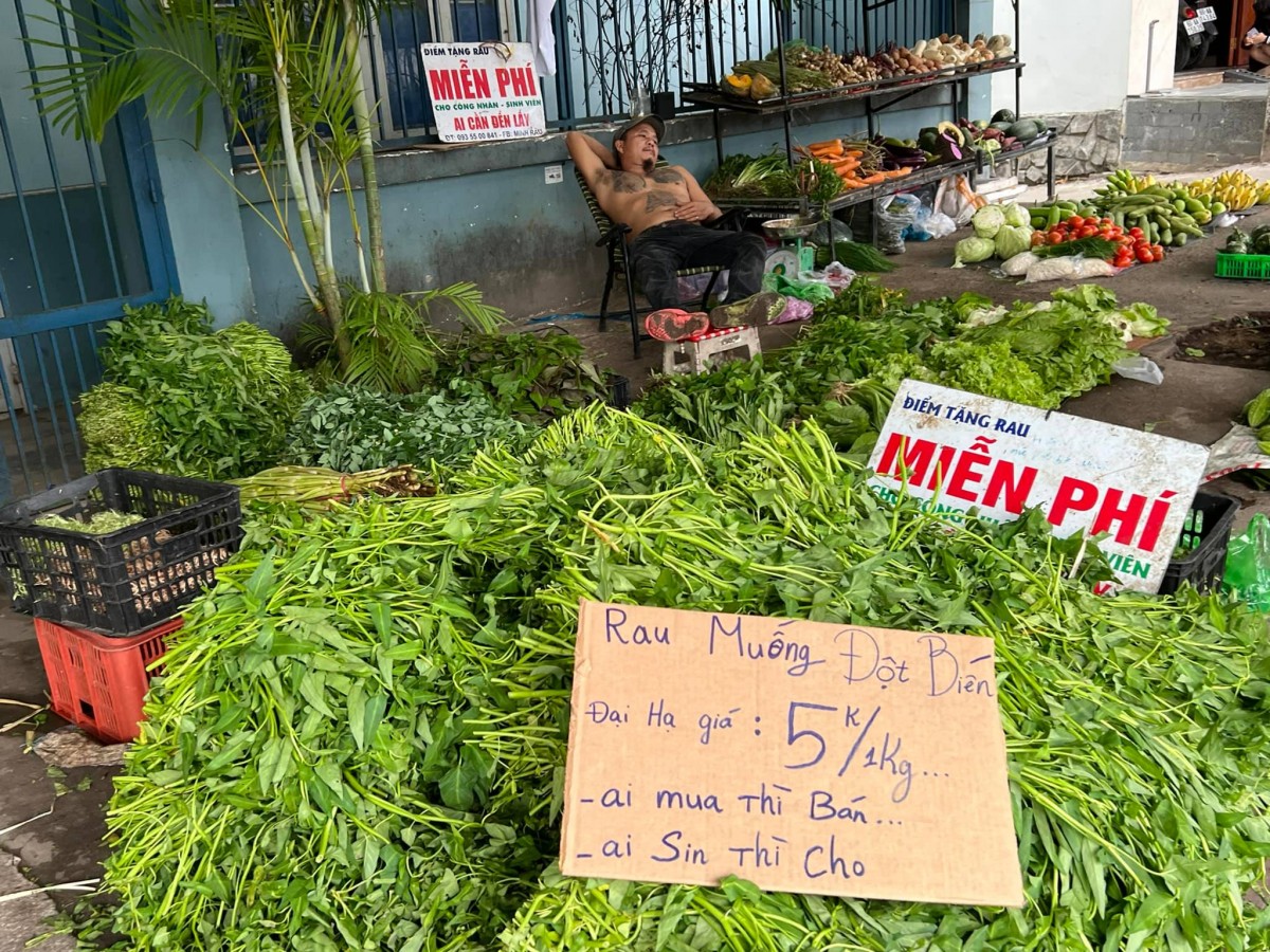 Đồng Nai: Minh râu bán rau và hành trình tặng rau miễn phí cho công nhân-1