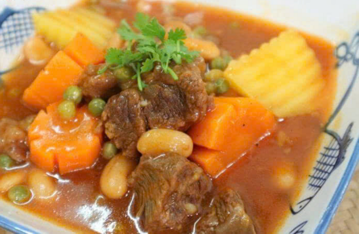 Cách làm bò nấu đậu thơm ngon đơn giản-3