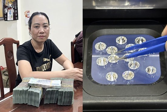 Bắt 2 người phụ nữ trong vụ chuyển hơn 700 viên kim cương vào Việt Nam