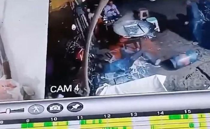 Vấp ngã, người đàn ông say rượu bị chảo sữa sôi đổ lên người-1