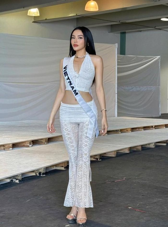 Miss Universe 2024: Hoa hậu Kỳ Duyên mặc trùng đồ với người đẹp Hàn Quốc-3