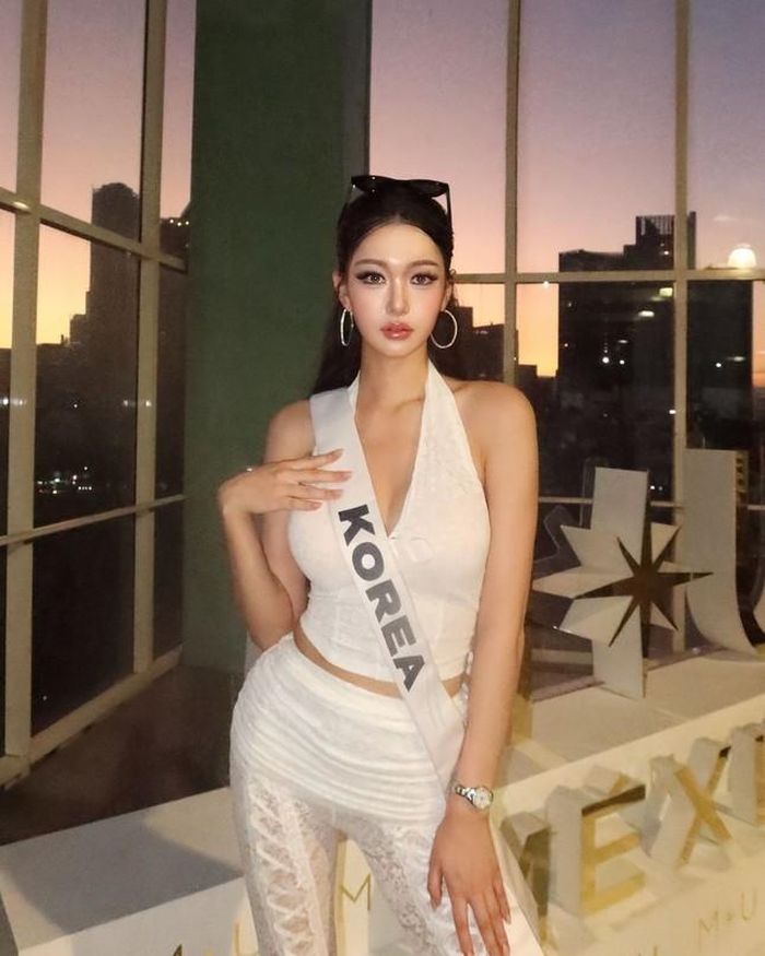 Miss Universe 2024: Hoa hậu Kỳ Duyên mặc trùng đồ với người đẹp Hàn Quốc-6