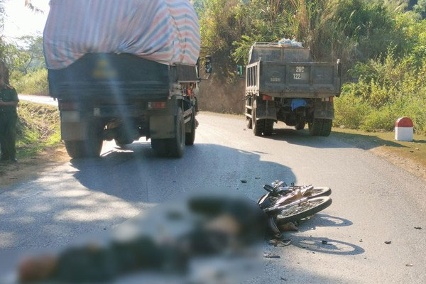 Hai thiếu niên thương vong sau va chạm với ô tô tải-1