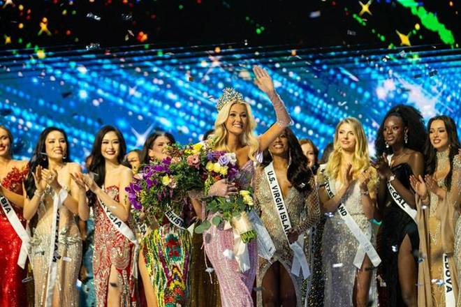 Nhan sắc vạn người mê của mỹ nhân đăng quang Miss Universe 2024-1