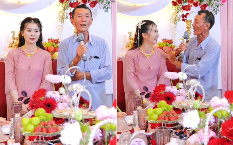 Bán 2 con bò chưa mua được quà cưới cho cháu gái, cụ ông khiến hai họ bật cười-1