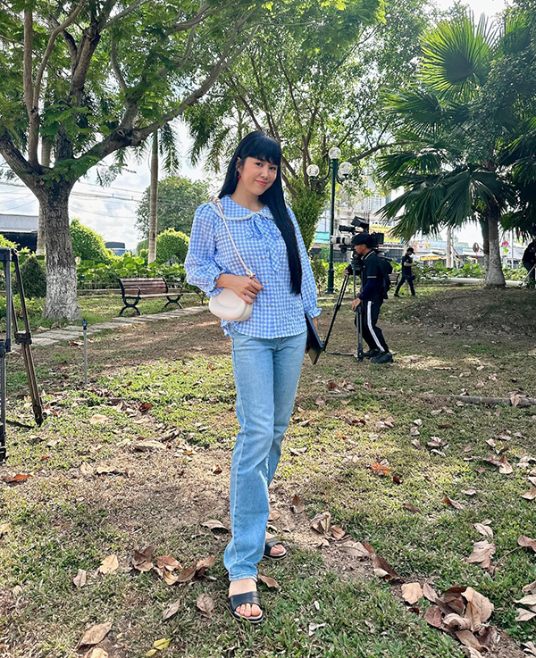 Lê Phương diện đồ trẻ đẹp ra sao sau khi đánh bay 30kg mỡ?-5