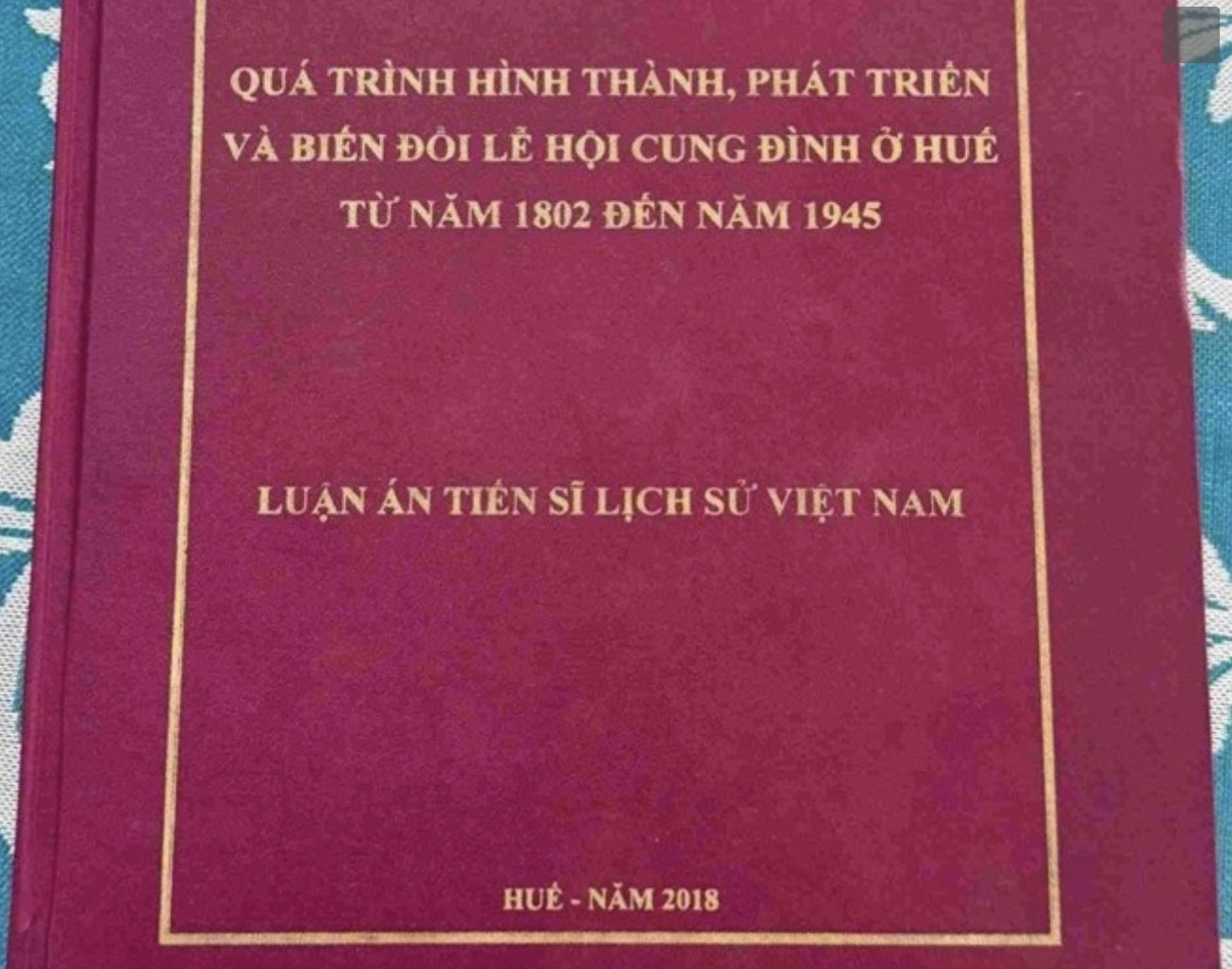 Đại học Huế giải thích kết luận luận án tiến sĩ đạo văn 12 trang-1