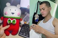 Chàng trai lực lưỡng 'hot' trên TikTok với tài móc len đến con gái cũng thua