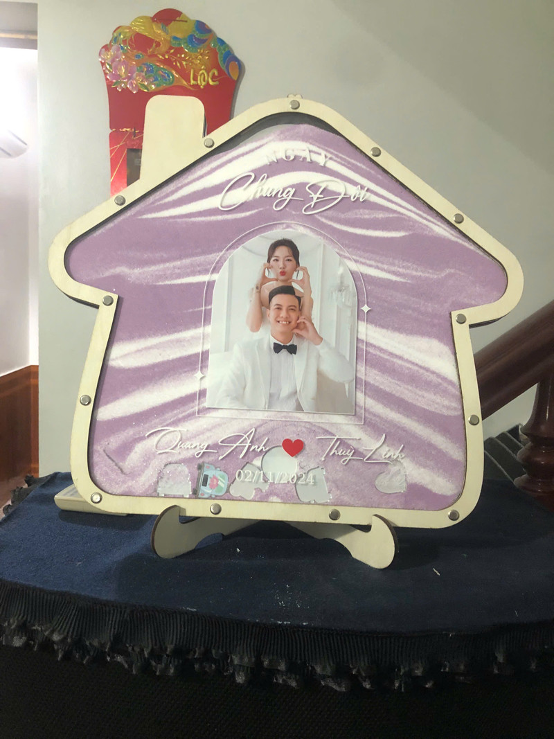 Cặp đôi rót cát hợp hôn trong lễ vu quy gây chú ý, cô dâu tiết lộ lý do-2