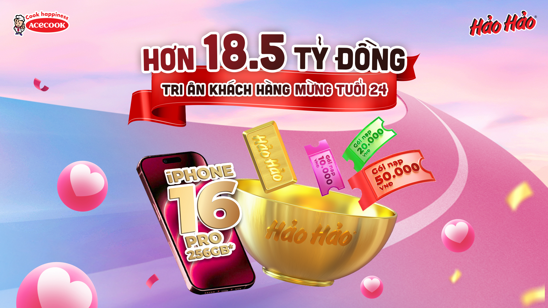 Hảo Hảo tặng khách hàng triệu quà tặng mừng tuổi 24-2