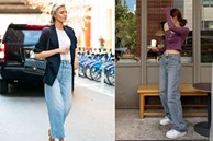 Mặc áo gì với quần jeans ống suông?