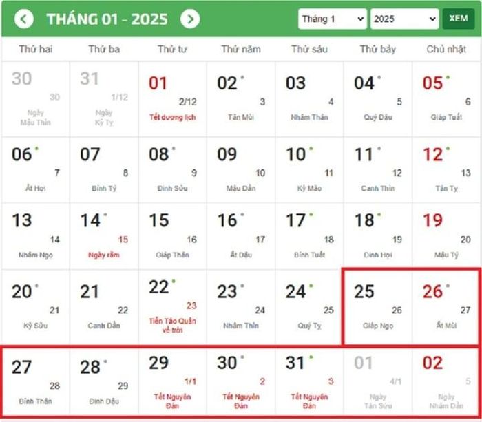 Tết Dương lịch 2025 được nghỉ mấy ngày?-2