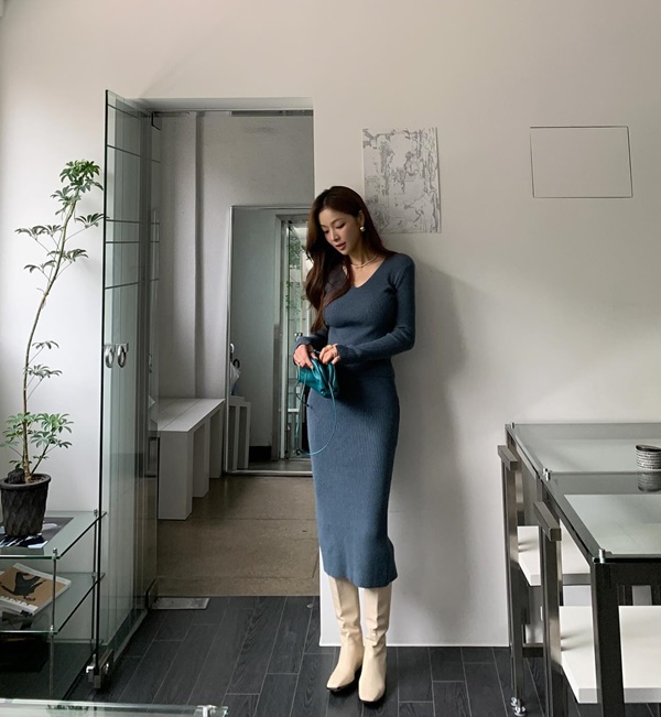 4 xu hướng váy liền tôn dáng trong mùa lạnh-4