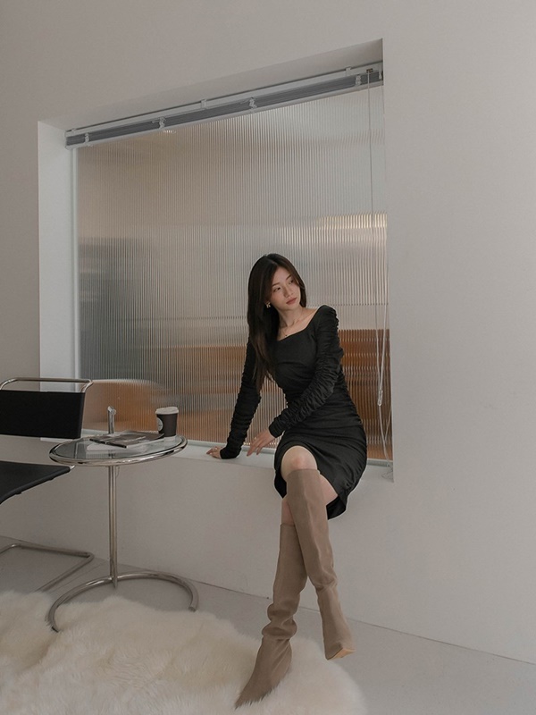 4 xu hướng váy liền tôn dáng trong mùa lạnh-7