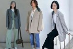 Cách phối áo blazer với chân váy-8