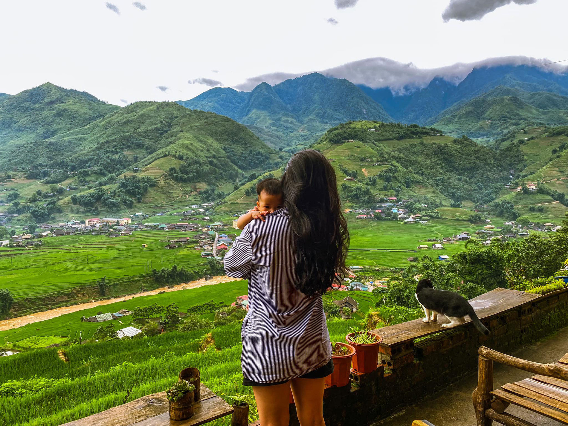 Bà mẹ trẻ lên Sa Pa sống ở lưng chừng đồi, đón khách cùng ‘gu’-5