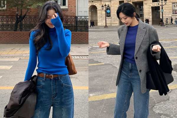 Cao 1m50 có nên mặc quần jeans ống rộng?-6