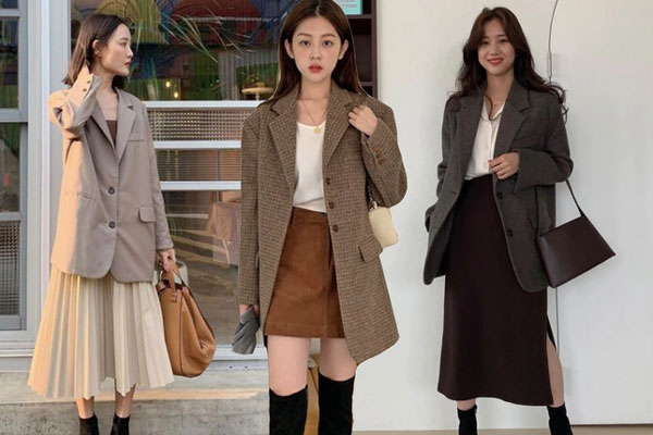 Mặc đẹp hơn trong mùa đông với 10 cách phối chân váy và boots-11