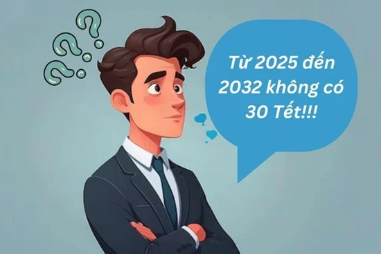 Vì sao 8 năm liền kể từ 2025, Tết Nguyên đán không có ngày 30 Tết?
