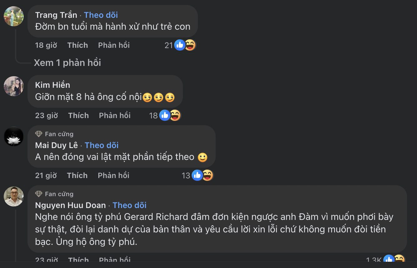 Phản ứng của dư luận sau khi Đàm Vĩnh Hưng rút đơn kiện chồng tỷ phú của ca sĩ Bích Tuyền-5