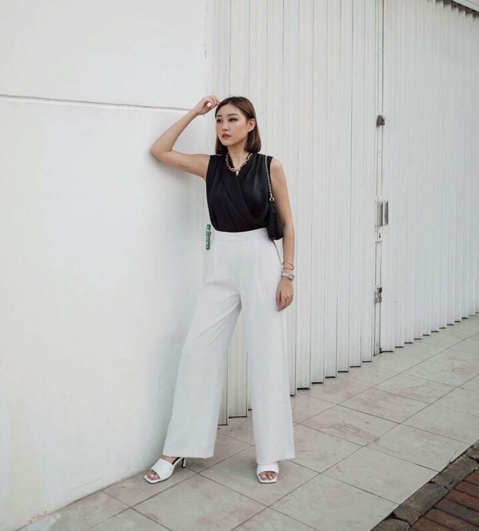 Áo màu gì hợp với quần trắng?-1