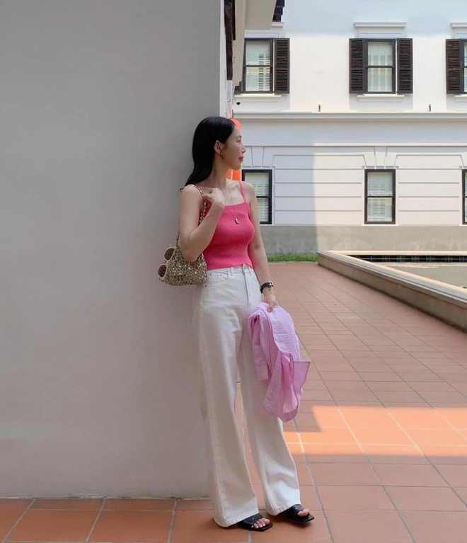 Áo màu gì hợp với quần trắng?-2