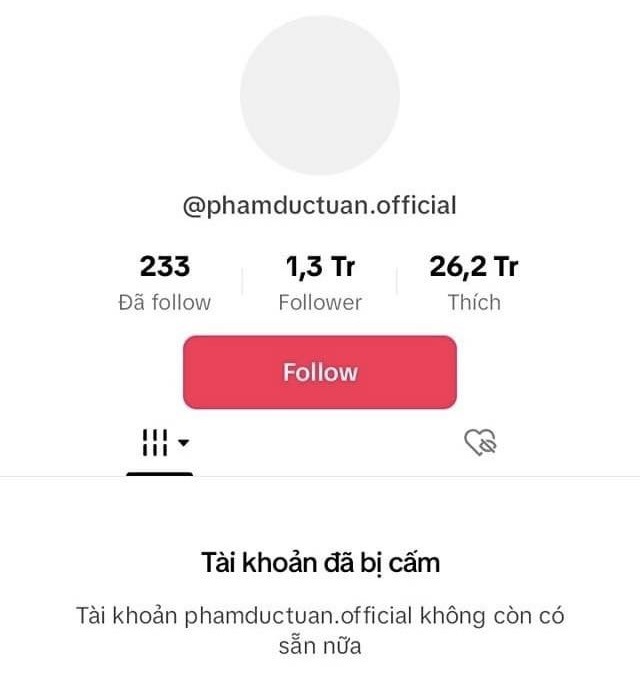 Kênh TikTok hơn 1,3 triệu người theo dõi của Nờ Ô Nô chính thức bay màu-1