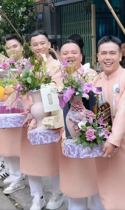 10 hoa hậu, á hậu làm phù dâu trong lễ cưới Khánh Vân-3