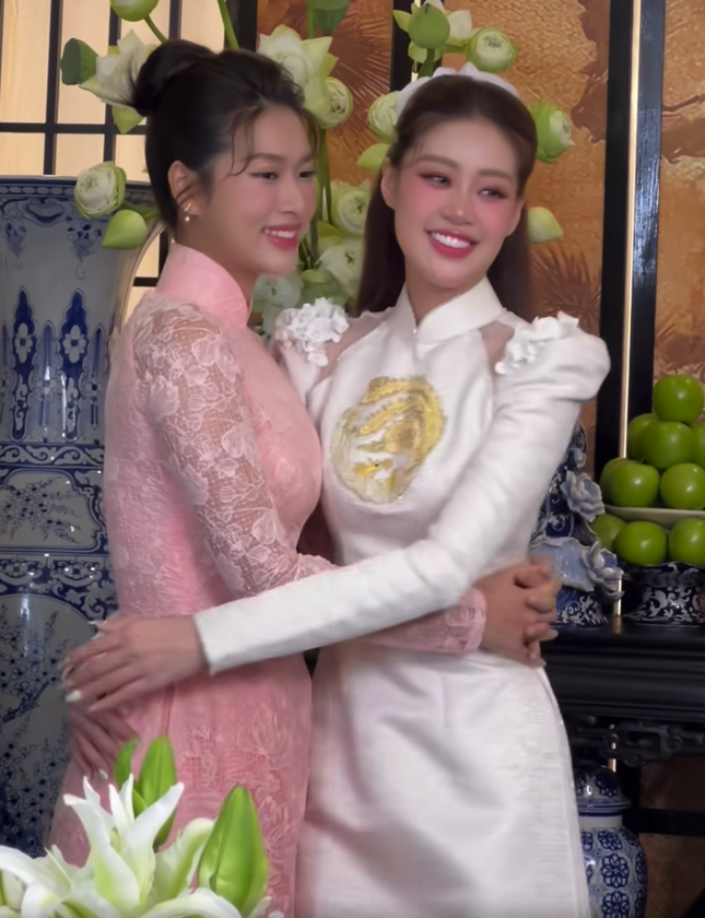 10 hoa hậu, á hậu làm phù dâu trong lễ cưới Khánh Vân-8