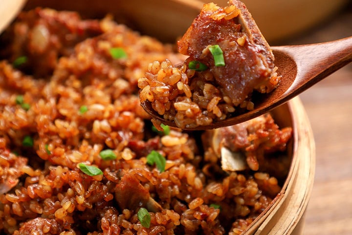 Cách làm xôi sườn vừa lạ vừa ngon-1