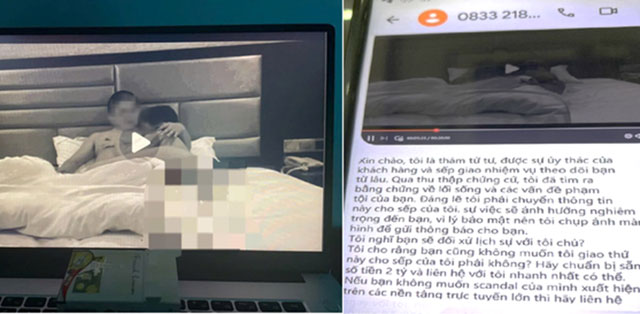 Giả thám tử gửi tin nhắn, hình ảnh nhạy cảm để tống tiền-1