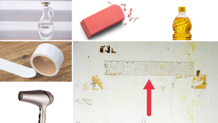 Cách tẩy vết băng dính trên các bề mặt-1