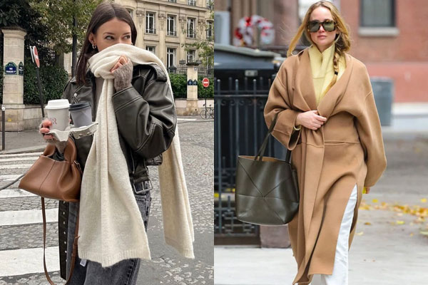 Xu hướng phối áo len cùng quần ống rộng-4